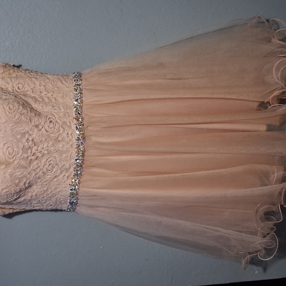 Dancing Queen Pink Chemise with Frilled Neckline - Picture 5 of 7